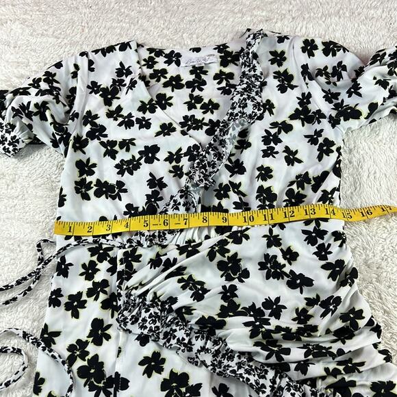Love Whit Whitney Port floral print midi wrap dress, XS - Picture 6 of 9